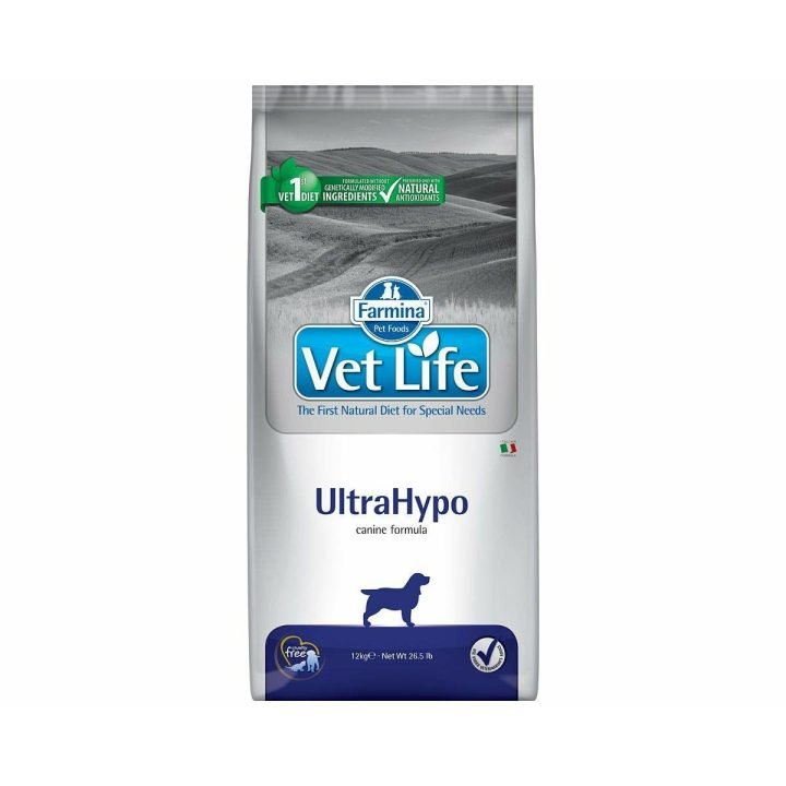 Krmivo Farmina Vet Life ULTRAHYPO Dospelý Ryby