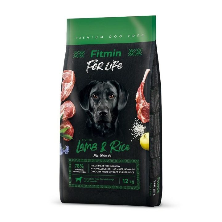 Krmivo Fitmin for Life Lamb with rice Dospelý Baránok 12 kg