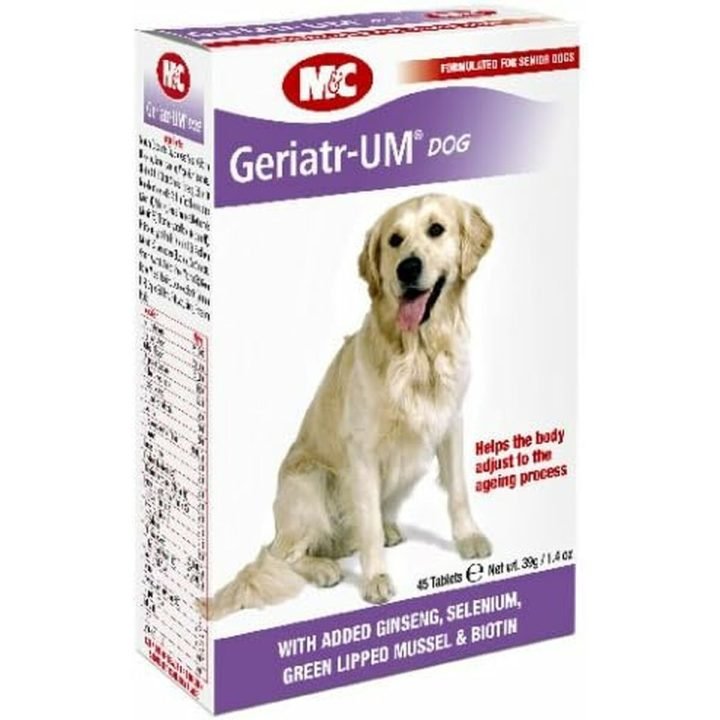 Lieky pre psov Mark & Chappell Senior Care 45 kusov
