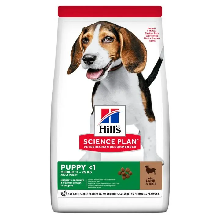 Krmivo Hill's Science plan canine puppy Šteňa/junior Baránok 2,5 kg