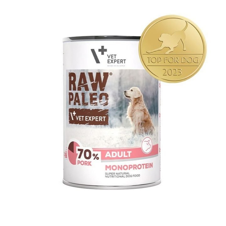 Mokré jedlo VETEXPERT Adult Monoprotein Prasa