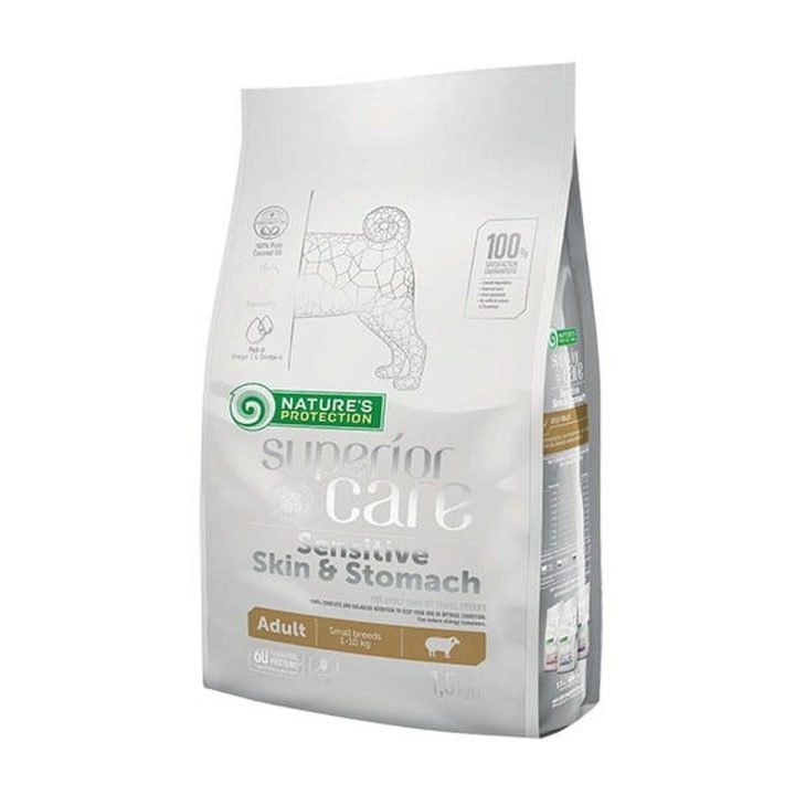 Krmivo NATURE'S PROTECTION Superior Care Skin Stomach Baránok
